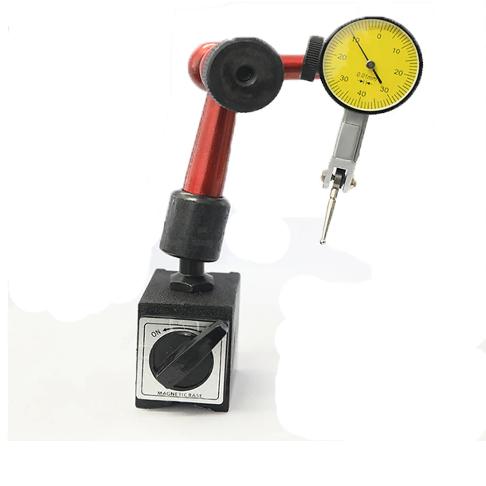 Digital Dial Indicator 0-12.7mm/0.5'' 0-25.4mm 0.01mm Mini Magnetic Base Holder Gauge Caliper Measuring Tools