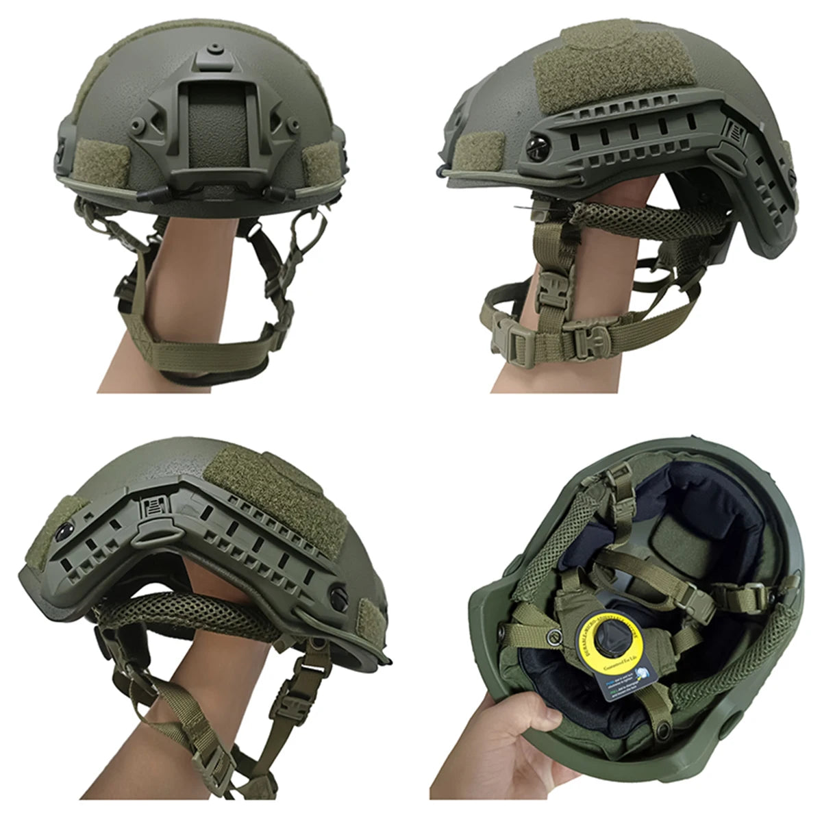 Ballistic ACH High Cut Tactical Helmet Kevla High Quality safety Helmet NIJ IIIA FAST Wendy's Suspension Pad Ballistic Helmet