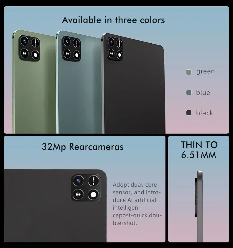 2025 Mi Pad 7 Pro Ultra Latest Global First Tablet mi Android 14 Snapdragon 8Gen3 11 inch Soft Light Screen WiFi GPS WPS 5G PC