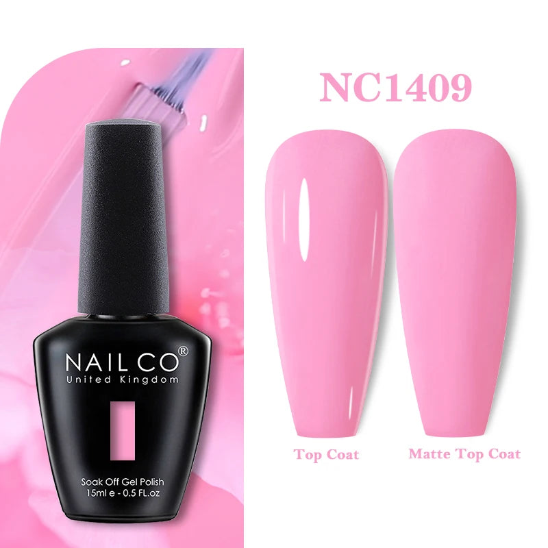 NAILCO Gel Nail Polish 15ml Nail Art Vernis Semi Permanent Soak off UV Gel Polish Gel Manicure Nail Varnish Nail Color Ongles