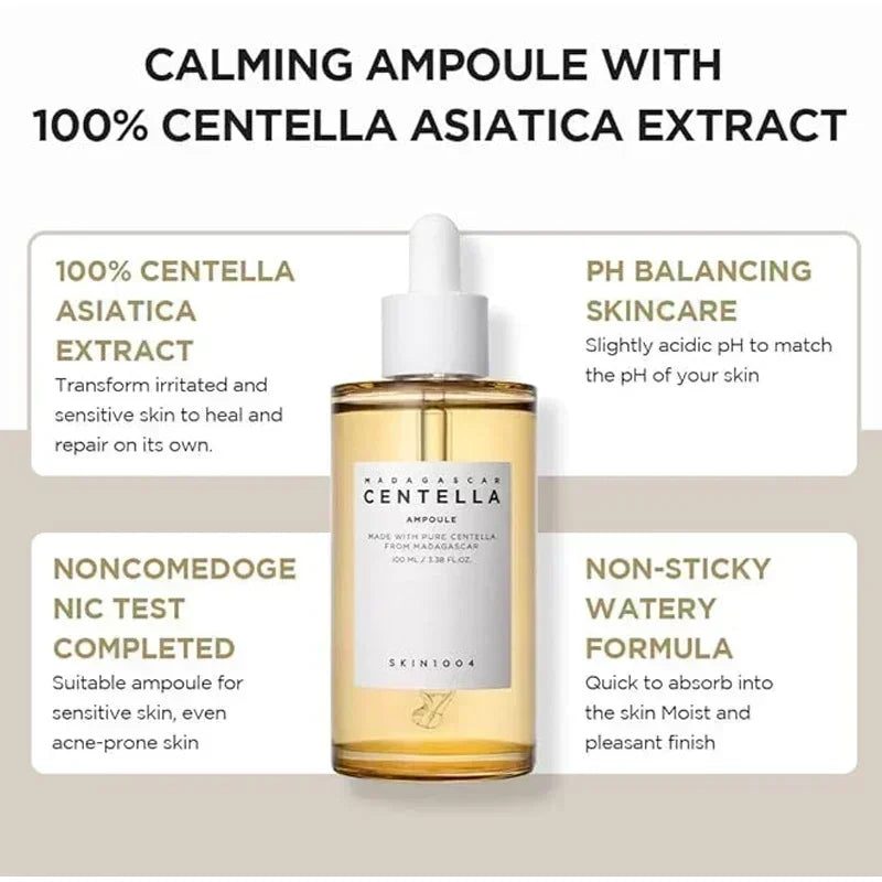 SKIN1004 Centella Asahi Ampoule Essence 100ml Skin Care Angel Repair Soothing Hydrating and Stability Ampoule Essence