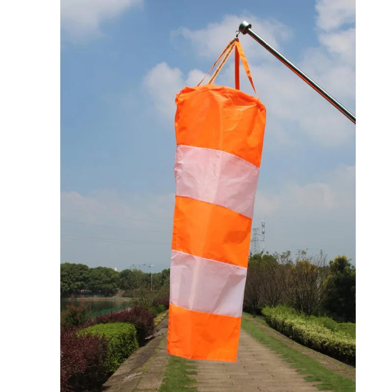 80/100/150cm Reflective Windsock Outdoor Rip-stop Wind Measurement Weather Vane Refective Windsock Weathervane Waterproof