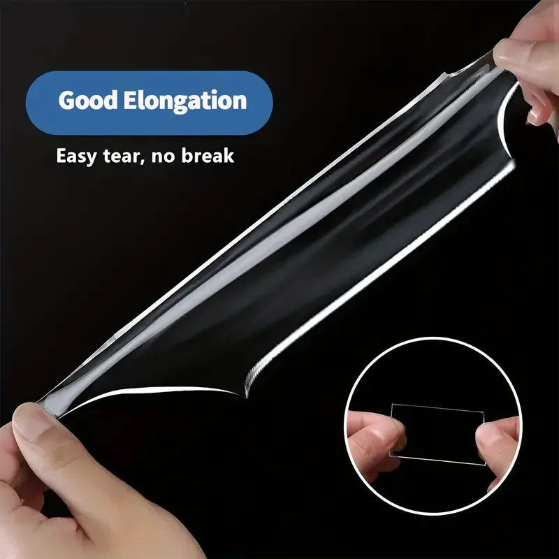 5-1M Nano Tape Super Strong 2mm 1mm Double Sided Tape Extra Waterproof No Trace Reusable Transparent Tape for Kitchen Bathroom