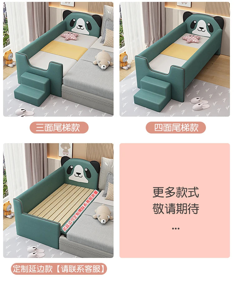 Barrier Stairs Children Beds Single Safety Bedrooms Wooden Kids Bed Mattresses Toddler Luxury Lit Cabane Enfant Home Furniture