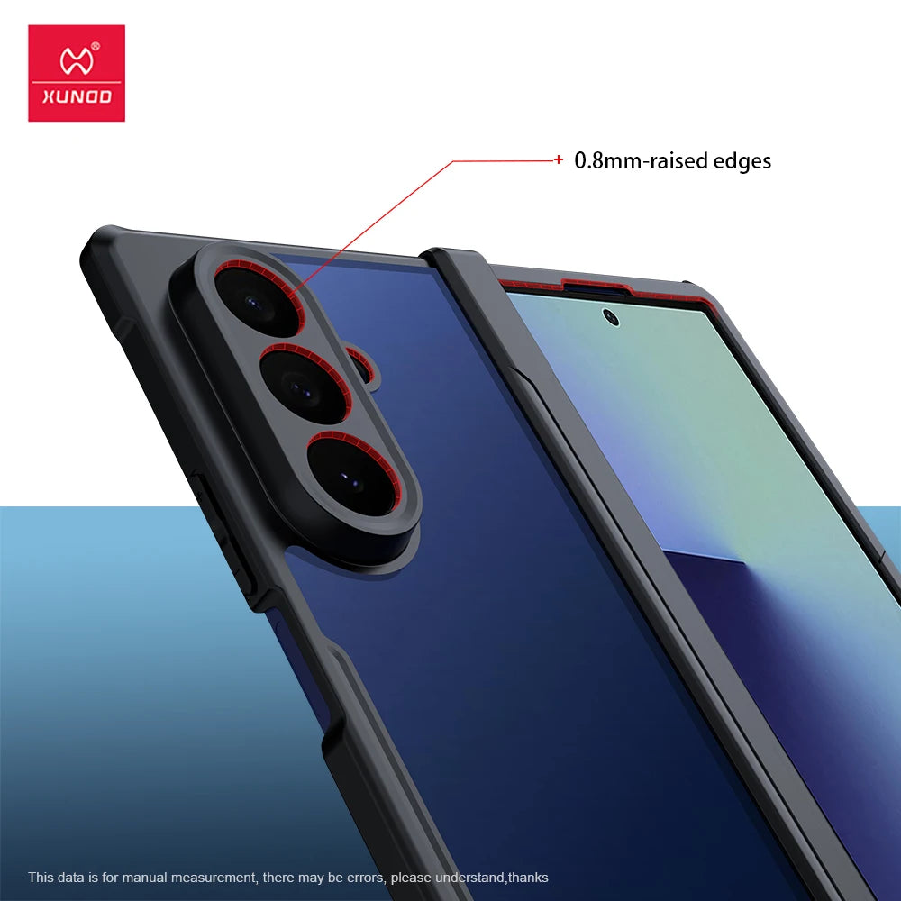 Xundd For Samsung Galaxy Z Fold 7 6 5 4 3 Case Hinge Coverage Protection Built-in Screen Protector Phone Cover For 폴드 7 케이스