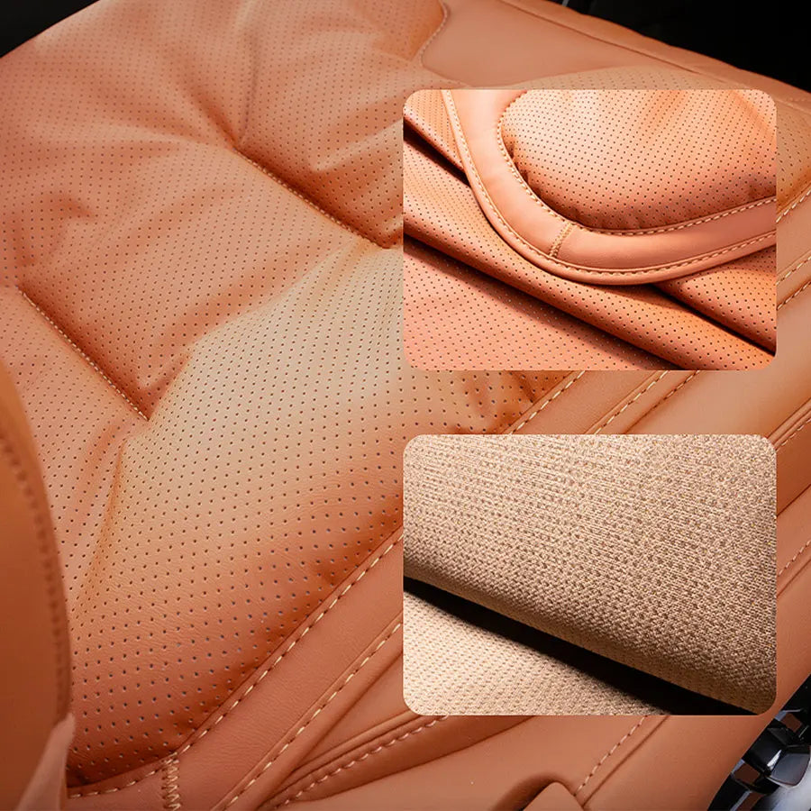 Leather Car Seat Cover For Lexus IS220D NX300H RX350 ES300H GX460 IS200 UX 250H RX 450H Breathable and Non-slip Car Seat Cushion