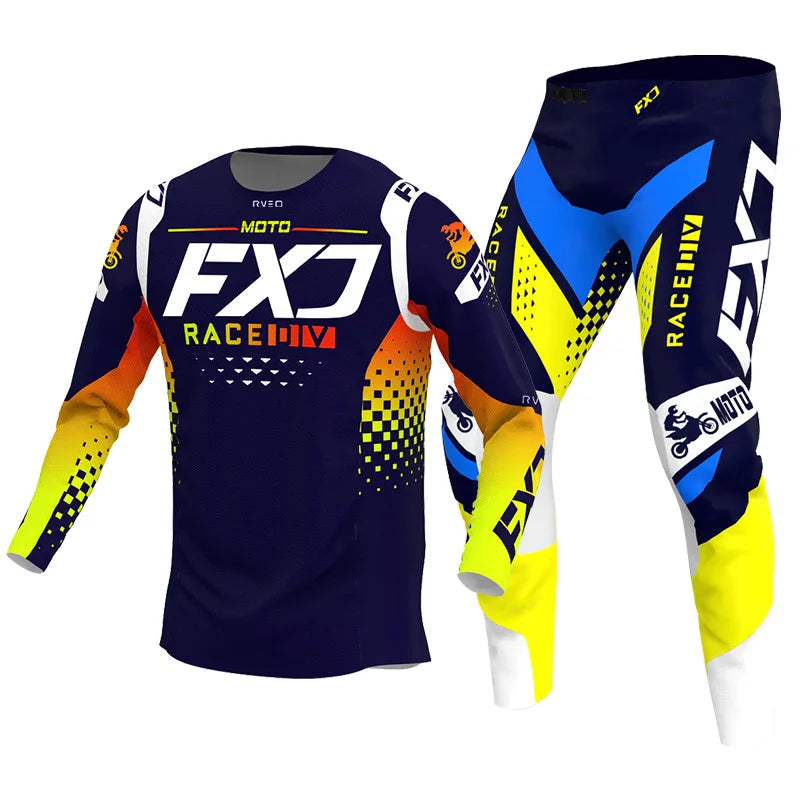 motocross gear set racing suit Off-road MX DH BMX ATV MTB Enduro MOTO Mens Kits Women's mountain Motorcycle Combo Downhill