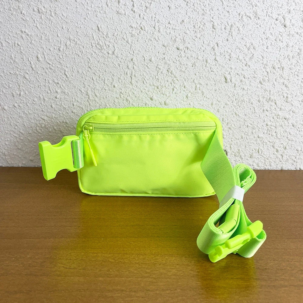 Fashion Yoga Fanny pack Metal Logo Sports waist bag Yoga Mobile Bag Portable bag Unisex Fitness Running women's gift