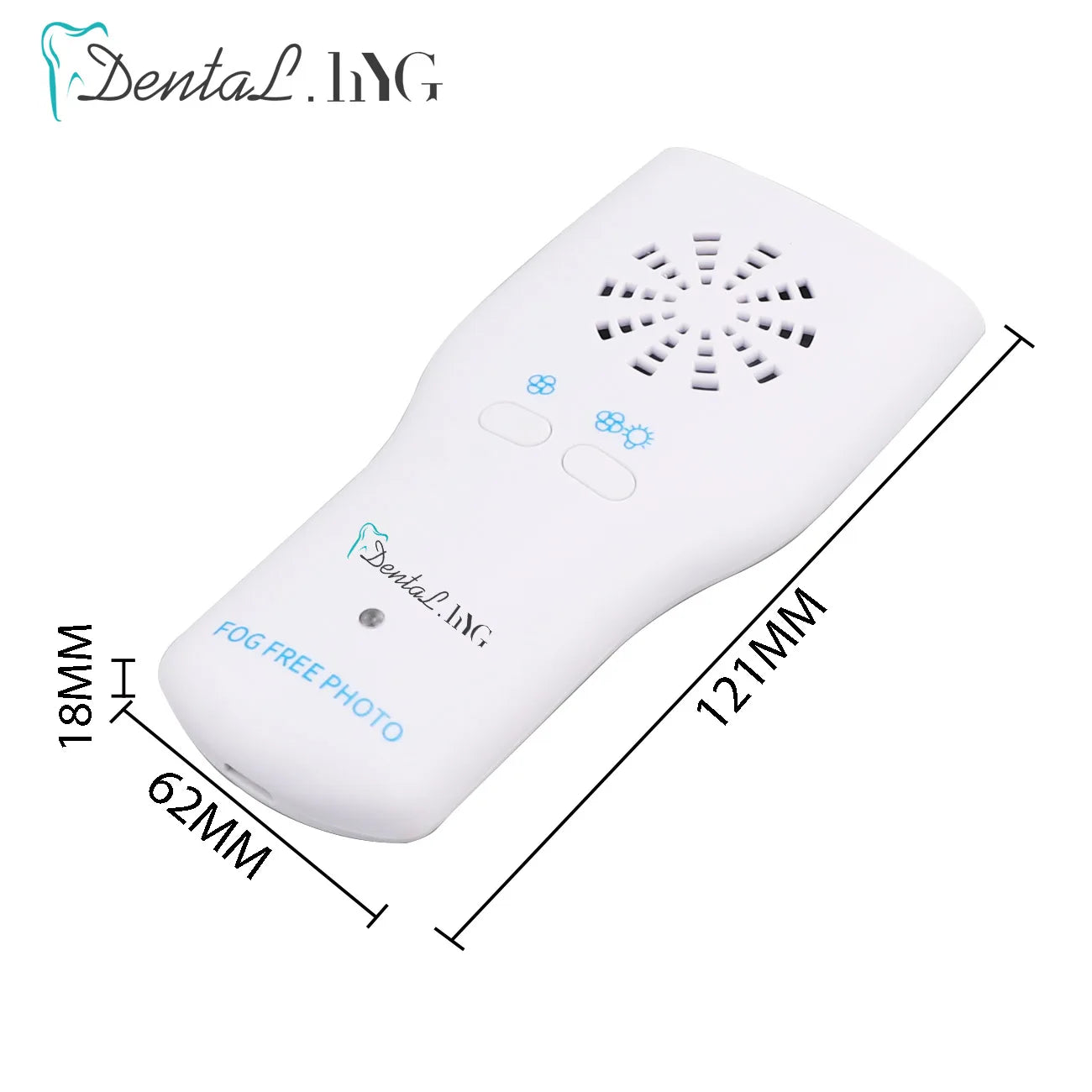 Dental Anti-Fog Mirrors Set Mirror With LED Light Orthodontic Reflectors Fog Free Intraoral Photography Stainless Steel Dentist