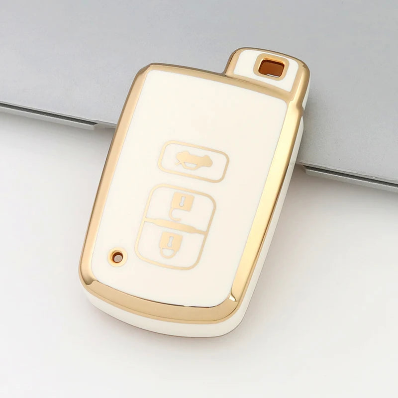 TPU Car Remote Key Case Cover Shell for Toyota RAV4 Highlander Auris CHR Avalon Land Cruiser Corolla Camry Protected Fob Bag