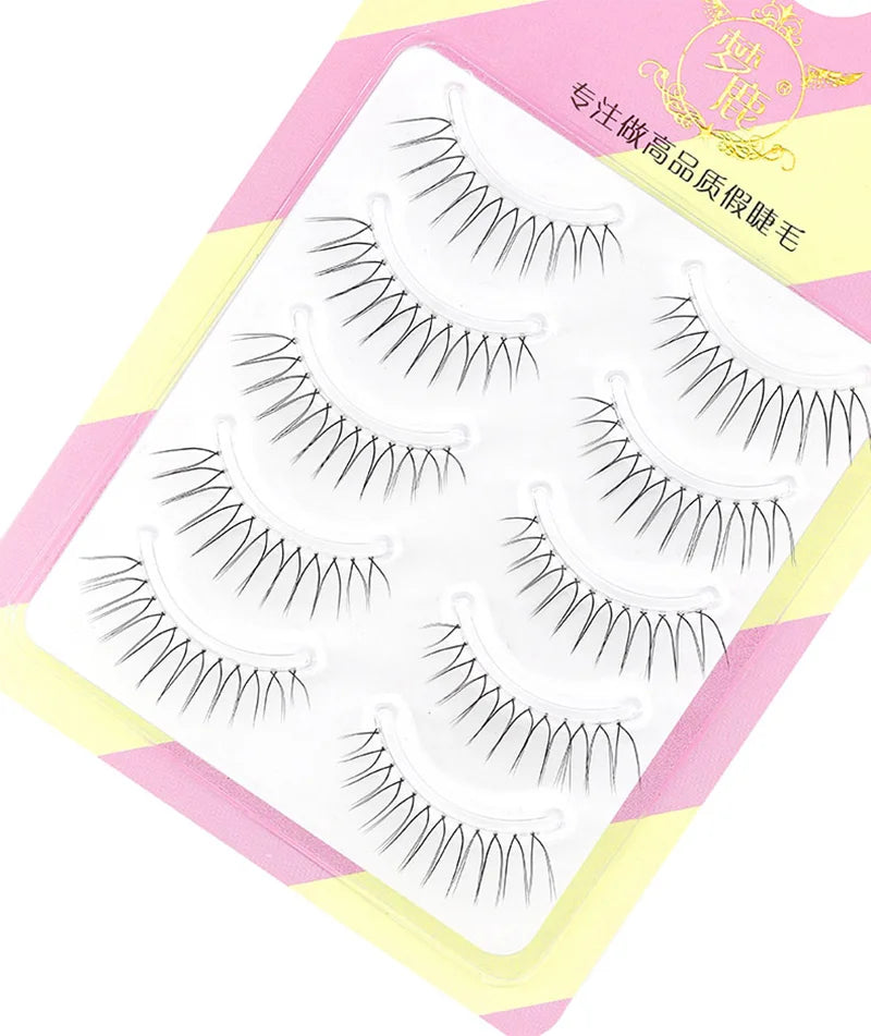 Dream Deer False Eyelashes A Type Eyelashes Upgraded Lash V-shaped 0.14mm Transparent Stem Soft Natural Eye Lashes Mink