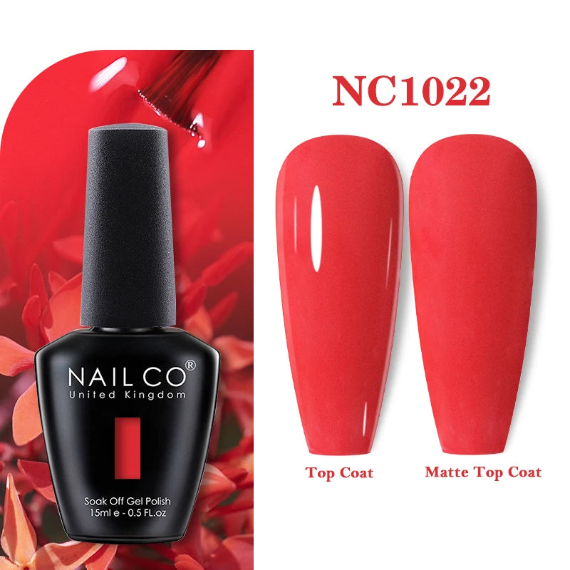 NAILCO Gel Nail Polish 15ml Nail Art Vernis Semi Permanent Soak off UV Gel Polish Gel Manicure Nail Varnish Nail Color Ongles