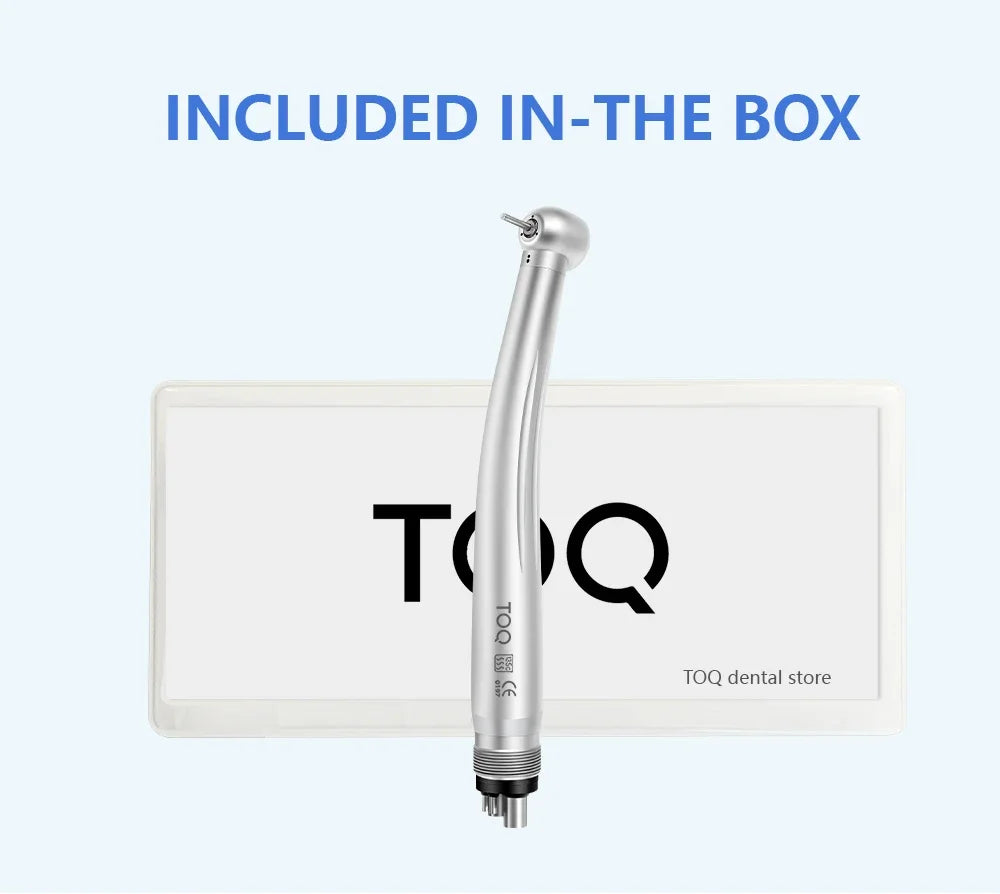 New 2/4 Holes Dental High Speed Handpiece Toque Head Push Button with Ceramic Bearing single Water Spray Dentistry Tools