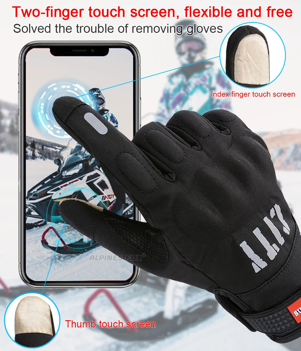 Suomy City Gloves Touch Screen Waterproof Motorcycle Gloves Racing Motocross/Motorbike Gloves Riders Black Motoqueiro Guantes