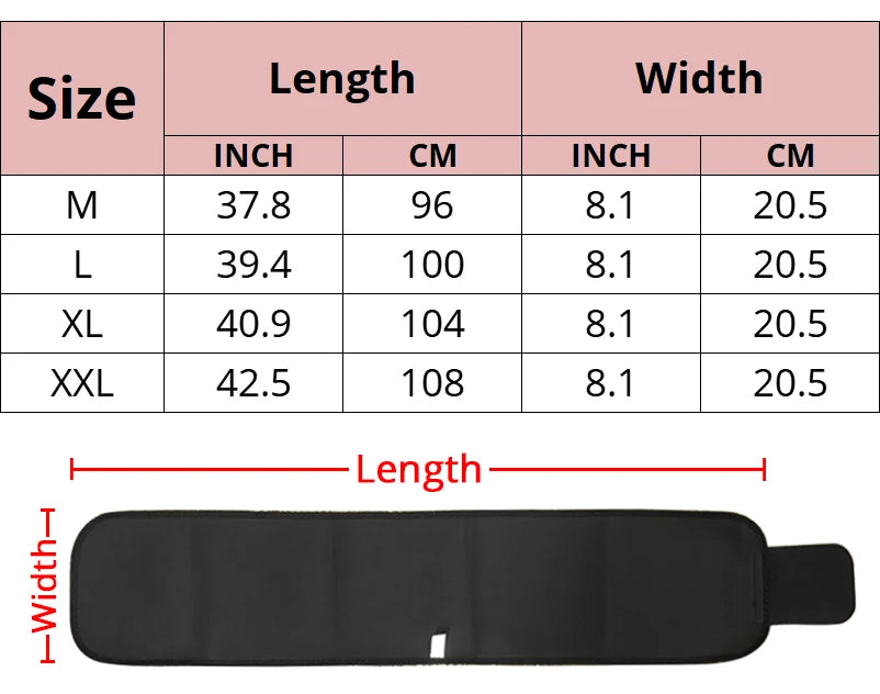 Women Adjustable Fitness Belt Waist Trainer Sweat-absorbent Breathable Sports Body Shaping Fat Burning Girdle Waist Cinchers