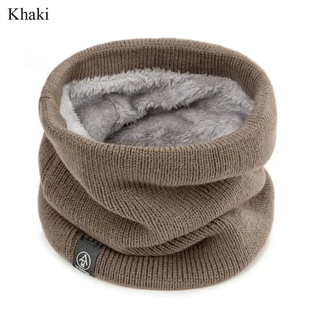 Fashion Soft Knitted Neck Warmer, Women/Men Sports Scarf with Face Cover for Winter Skating Running and Hiking