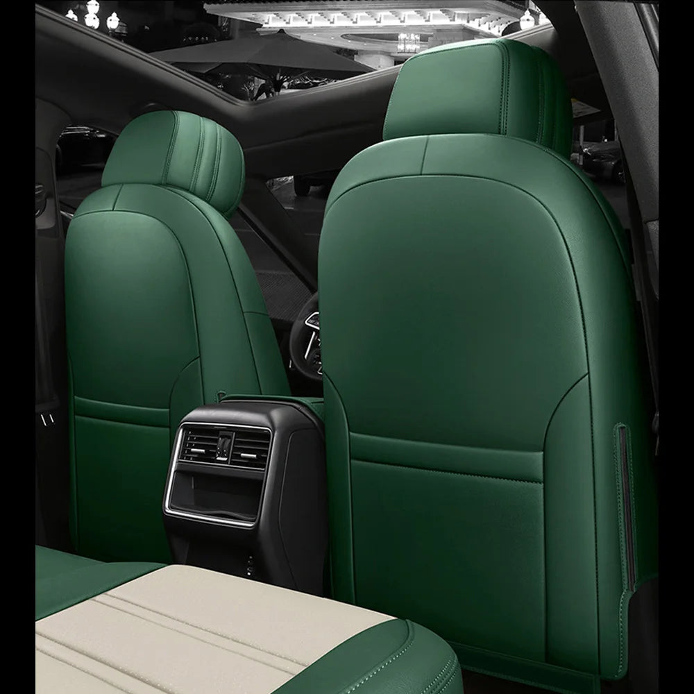 For Land Rover Range Rover Velar 2017 2018 2019 2020 Faux Leather Custom Car Seat Covers Full Set Interior Protector Accessories