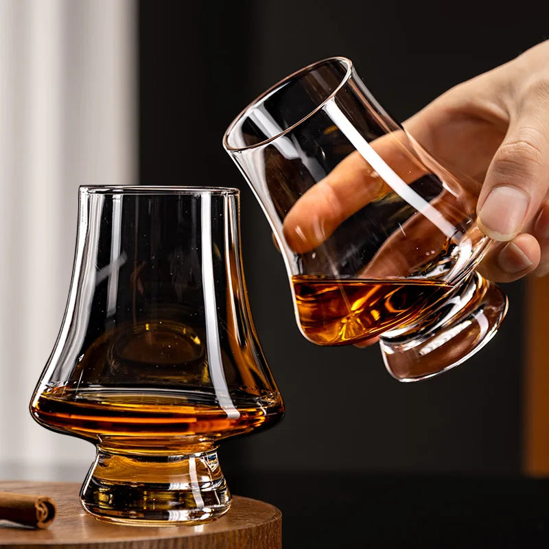 2/4/6pcs Crystal Glass Whiskey Cup Set of 250ml Clear Lead Free Drinking Glasses Scotch Liquor Barware Beer Spirits Wine Glasse