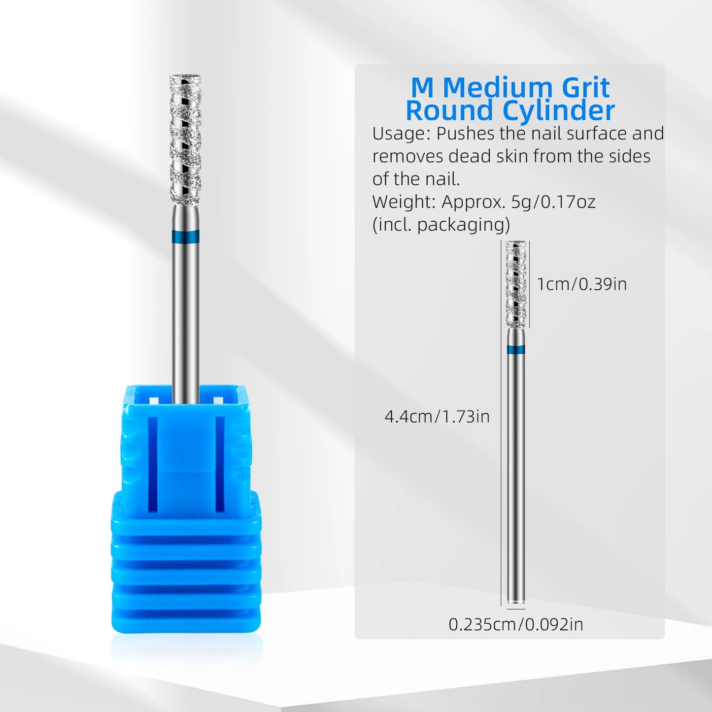 Tornado Diamond Nail Drill Bits Spiral Drill Milling Cutter For Manicure Electric Machine Accessory Nail File Gel Remover Tool