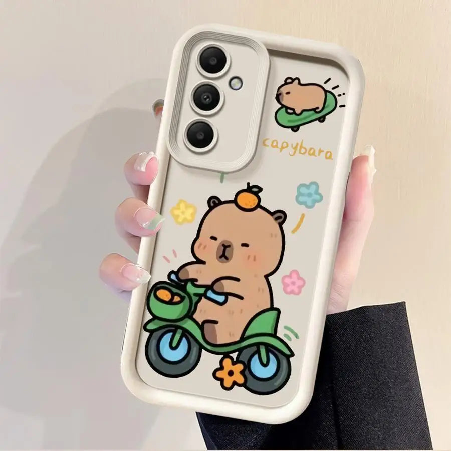 Capybara Phone case for Samsung Galaxy A10s A20s A30 A50s A03 A04 A04e A04s A05s A06 A11 A15 A16 A12 A13 A14 4G 5G