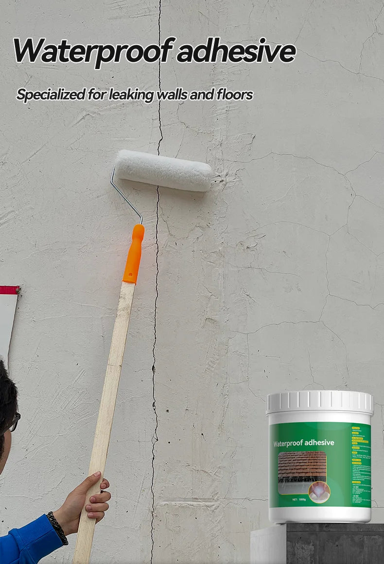 500ml Waterproof Coating Sealant Agent Transparent Invisible Paste Glue With Brush Adhesive Repair Home Roof Bathroom