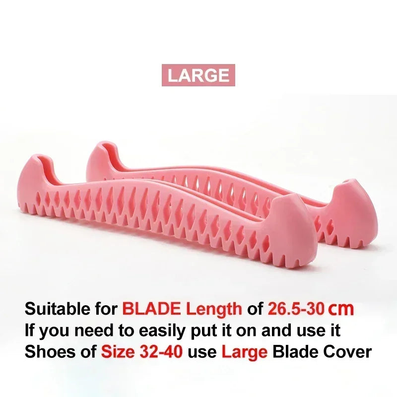 Adjustable TPU Ice Skating Blade Covers Walkable Figure Skate Ice Skate Hockey Skates Prevent Puncture Scalable Blade Sleeve