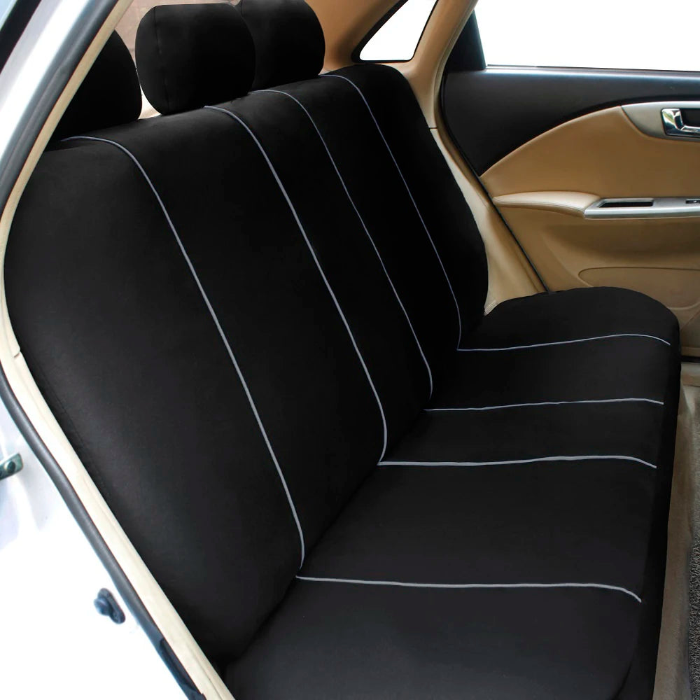 AUTO HIGH Universal Auto Seat Covers Full Set for Car Truck SUV Van Polyester Front & Rear Protector