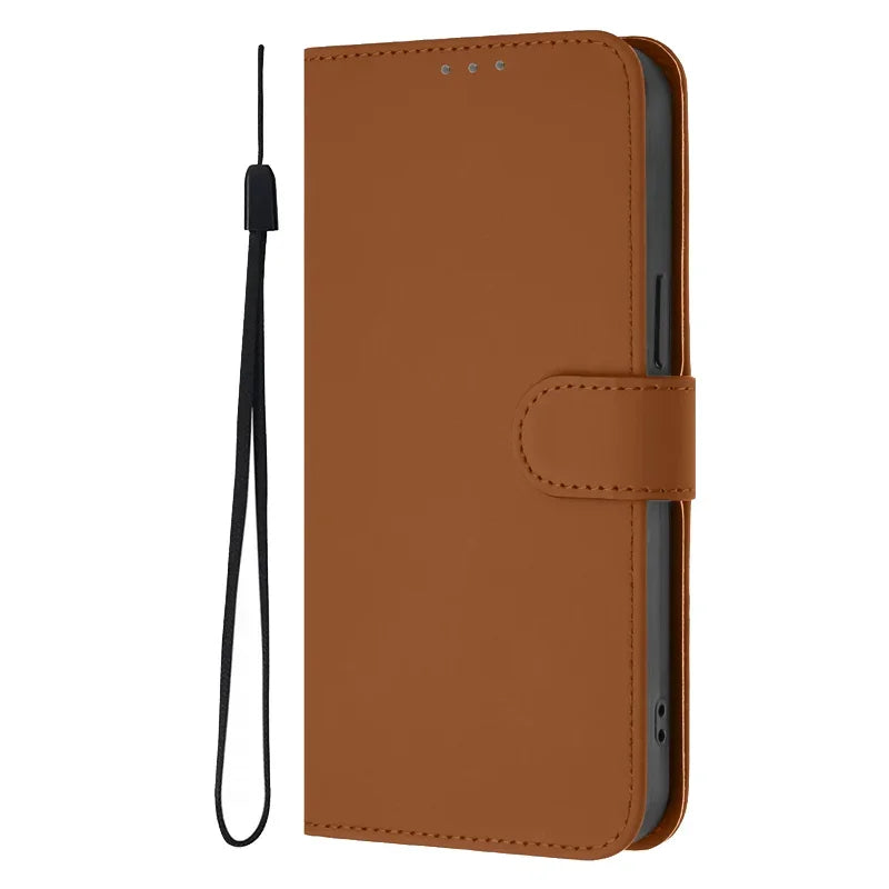 For Funda Tecno Camon 50 Pro 4G Case Candy Solid Color Flip Cover on for Tecno Camon 50 pro 4G CN5c Leather Phone Case Coque
