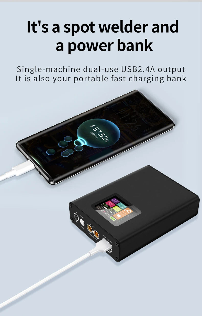 Digital Display Spot Welder 0.1-0.25MM Nickel Welding Handheld Machine Digital 18650 Lithium Battery Portable Kit 30 Gear Adjust