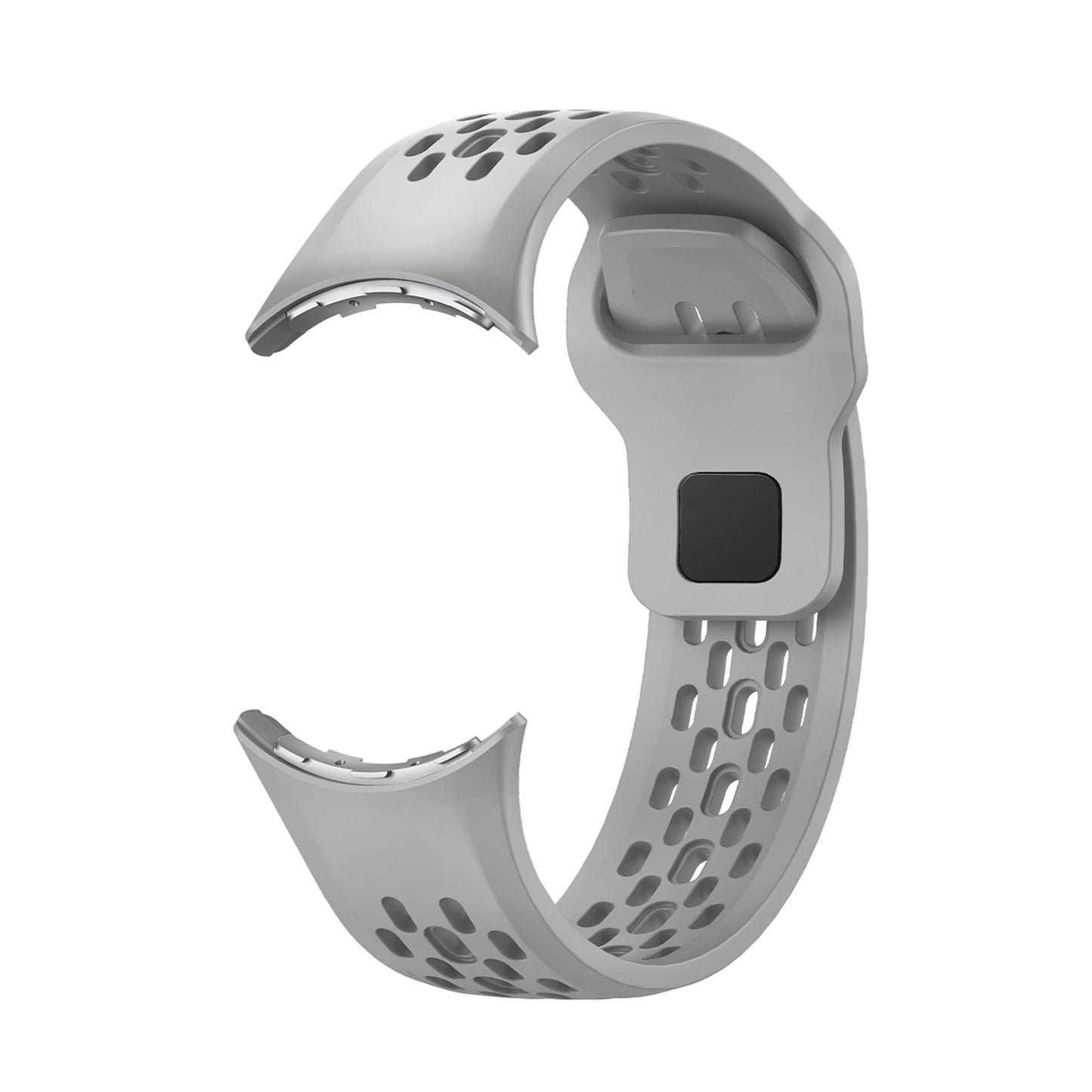 Silicone watch band For Google Pixel Watch3 45mm porous breathable silicone strap sports wristband