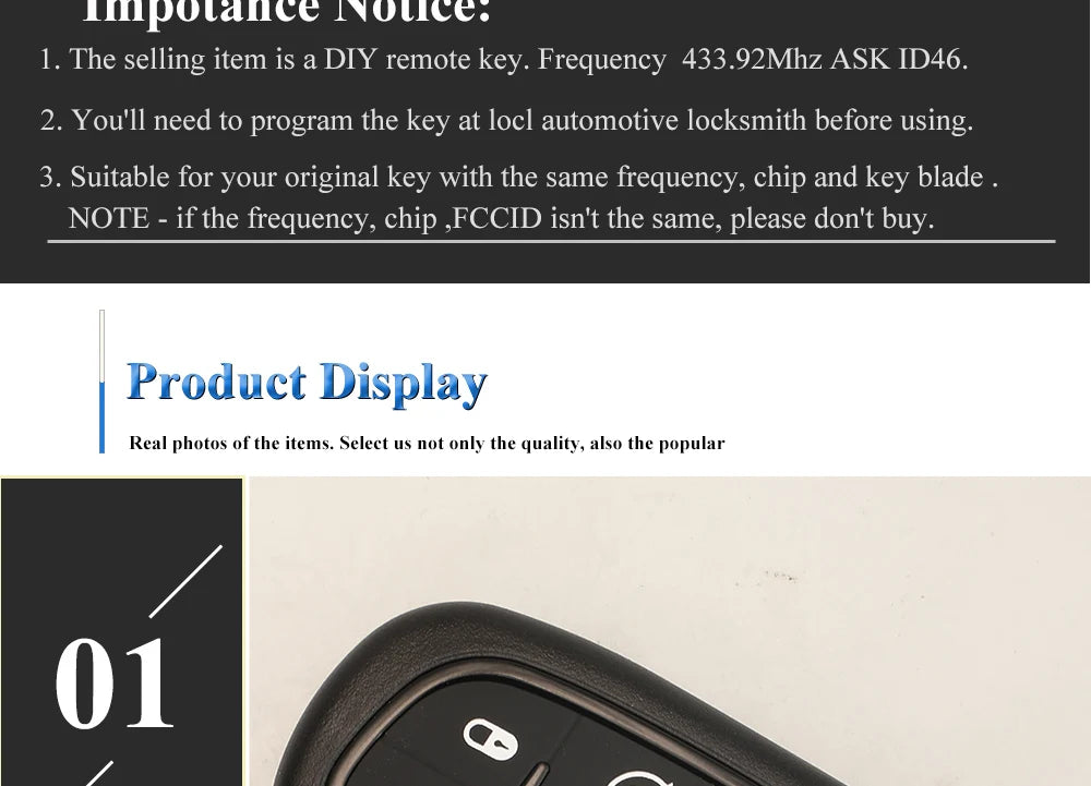 jingyuqin GQ4-54T ID46 Remote Pickup Car Key For Dodge Ram 1500 2500 3500 2014 2015 2016 2017 2018 Keyless FOB 433Mhz 2/3/4/5 BT