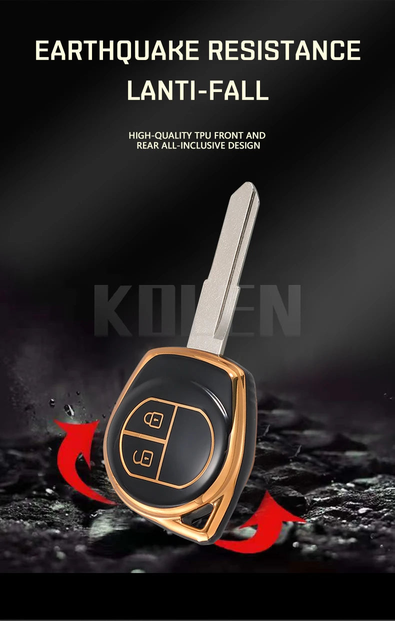 TPU Car Remote Key Case Cover Shell Fob For Suzuki Swift Grand Liana SX4 Window Vitara Amagatarai Alarm Keychain Accessories