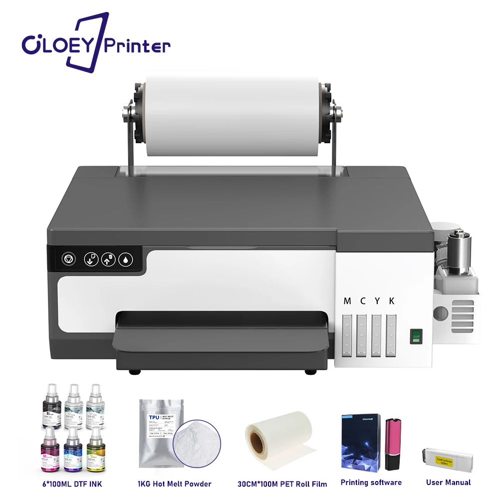 A4 DTF Printer For Epson L8058 XP600 impresora a4 dtf printers T-shirt Transfer printing machine For T-Shirt Hoodie bags Shoes