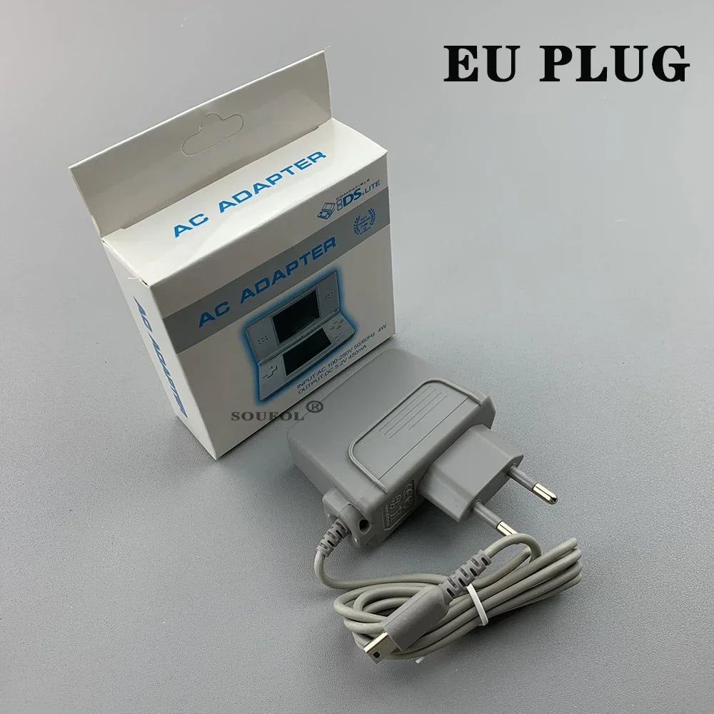 AC 100-240V Travel Wall EU US Plug Charger Adapter Power Supply for Nintendo DSL DS Lite NDSL AC Adaptor Accessoires