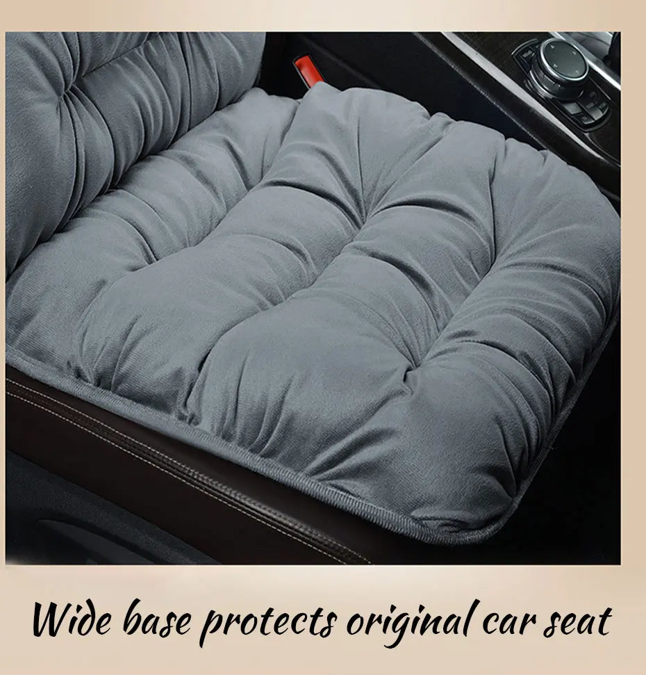 SEAMETAL Car Warm Seat Cover for Winter Thicken Soft Plush Seat Cushion Auto Protector Pad Universal for Suv Pick-Up Truck Sedan