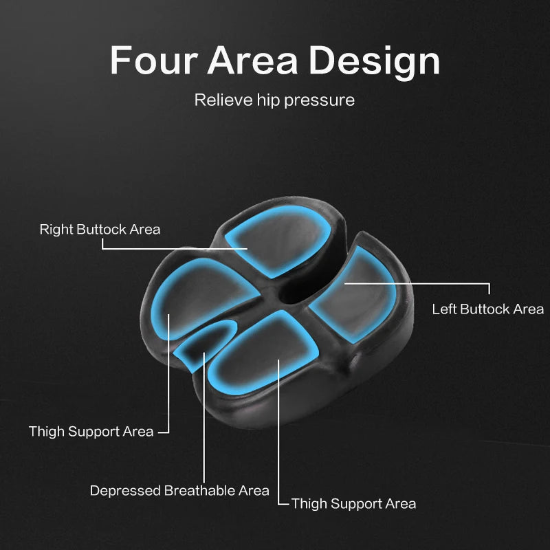 Memory Foam Seat Cushion Non Slip Orthopedic Prostate Cushion for Tailbone Sciaticaback Pain Relief Comfort Chair Car Seat
