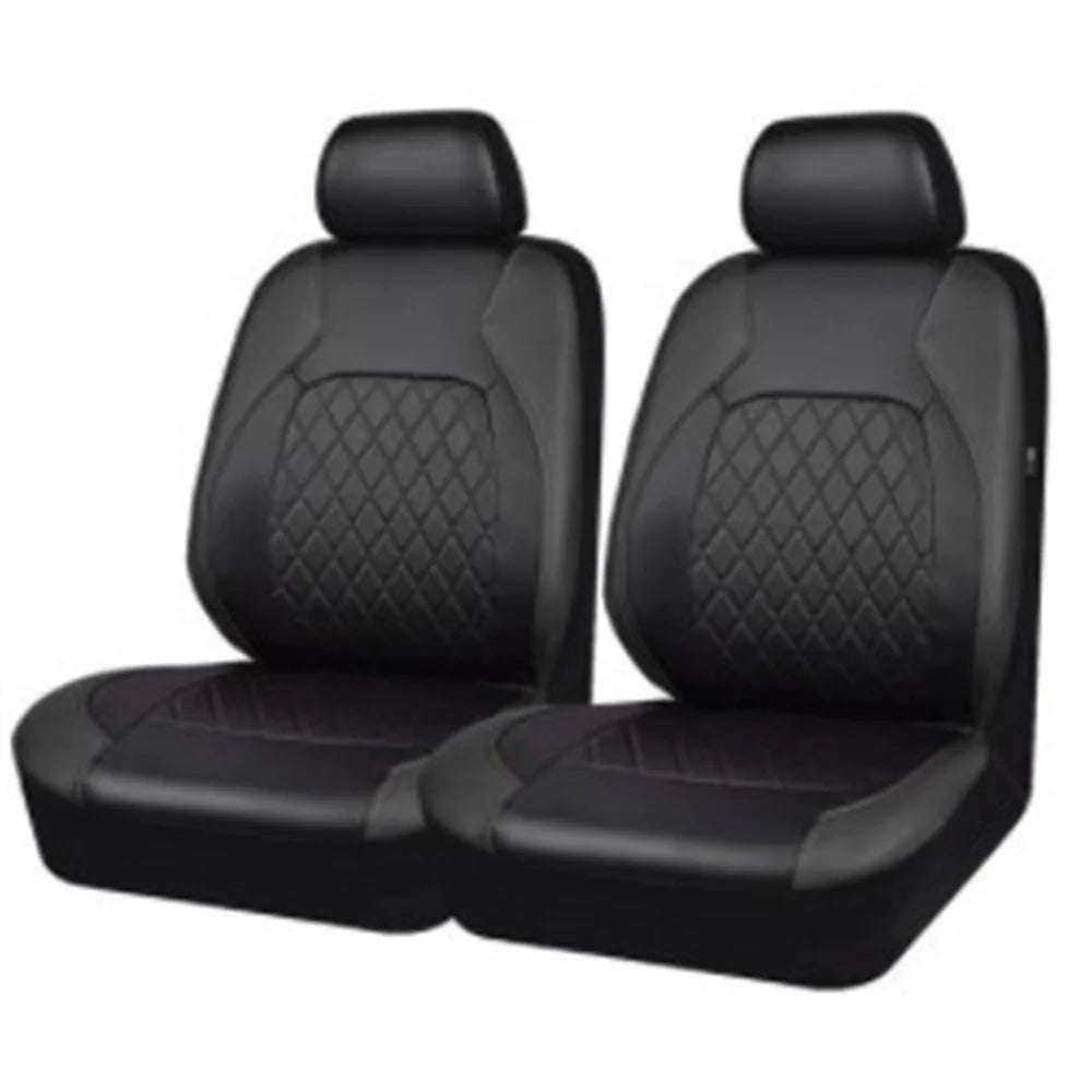 4pcs/9pcs PU Leather Car Seat Cover Fully Wrapped Seat Protector Waterproof Universal Sedan SUV Pickup Interior Seat Cover