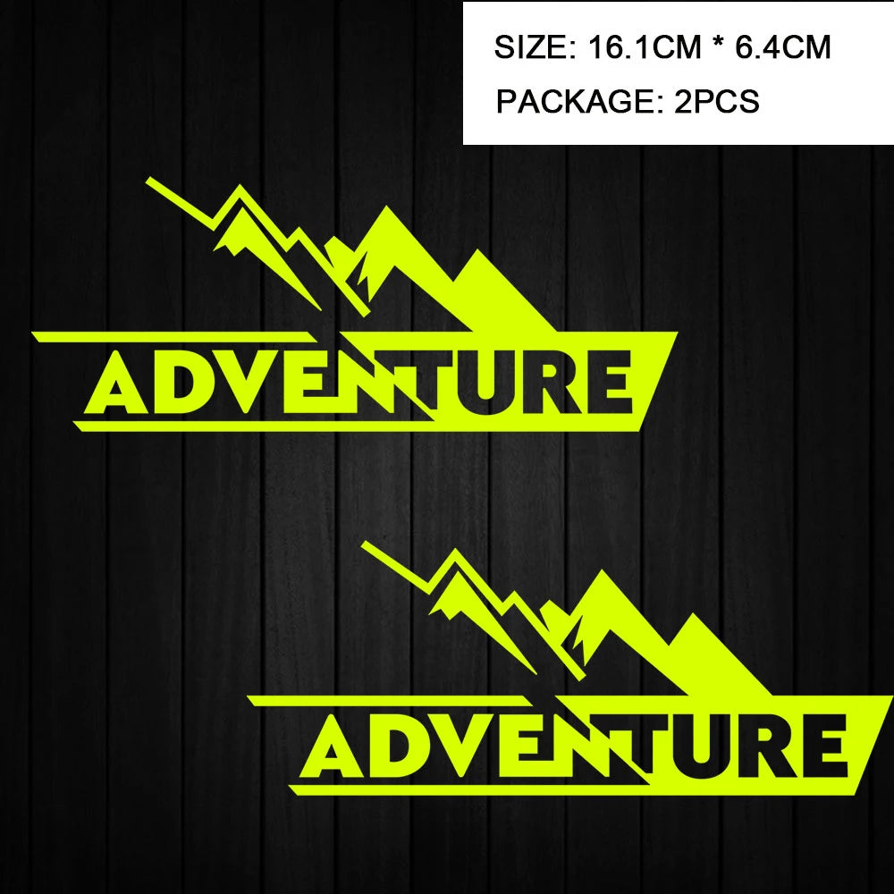 Motorcycle Top Box Reflective Adventure Stickers for Honda Africa Twin BMW GS 1200 1250