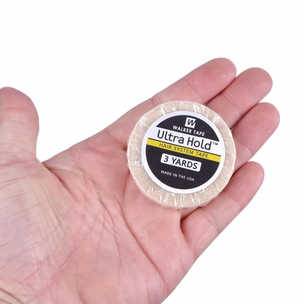 Ultra Hold Hair System Tape Double Sided Adhesives Tape For Hair Extension Toupee Wig White Tape Strong Hold