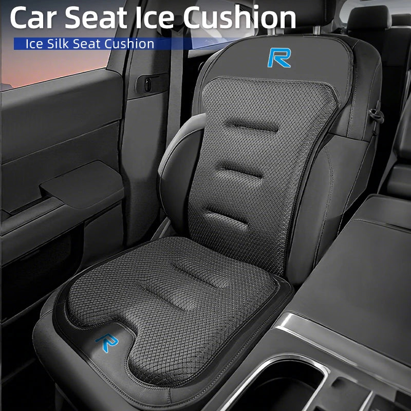 Car Ice Silk Cushion Seat Covers height increasing seat cushion For Volvo AWD C30 S90 T6 V40 V50 V60 V70 V90 XC40 XC60 XC70 XC90