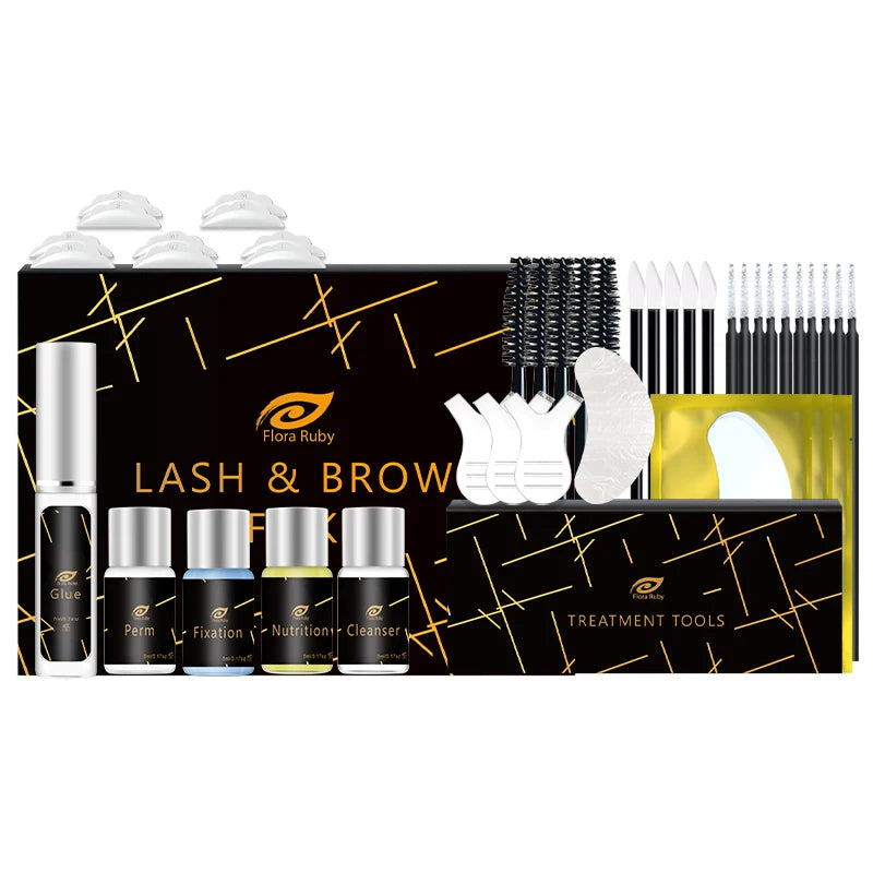 ICONSIGN Lash Lift Kit,Eyelash Perm Kit,Lash Lift and Tint Kit Professional Eyebrows Dye Lash Extension Set Semi-Permanent