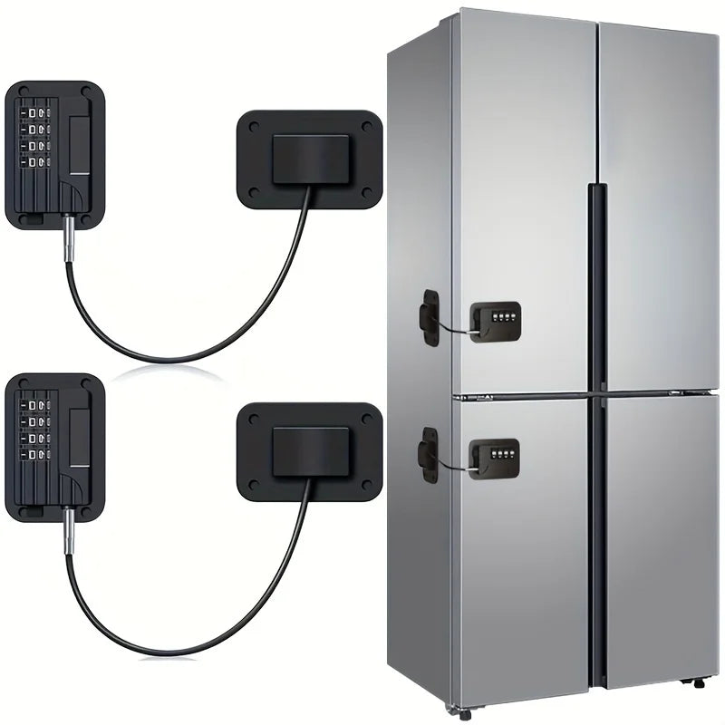 Refrigerator Fridge Freezer Door Lock With Password Proof Refrigerator Door Lock For Kitchen Refrigerator Cabinets And Drawers