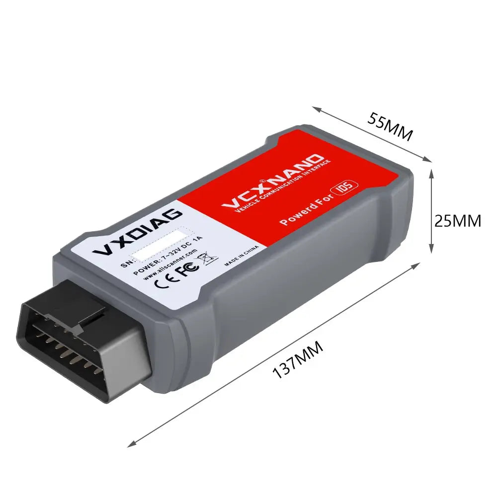 VXDIAG VCX NANO For Mazda/Ford 2 in 1 ECU Programming With IDS V125 Read VIN Clear Code TPM DPF ABS Injector Car Diagnostic Tool