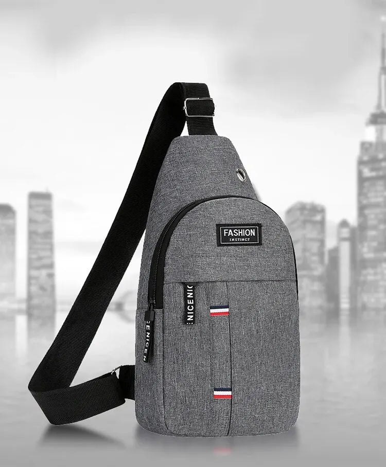 New Men Shoulder Bags Chest Bag Multifuncional Crossbody Bags Travel Sling Bag Men's Chest Bag Cross Body Chest Bag for Men Bag
