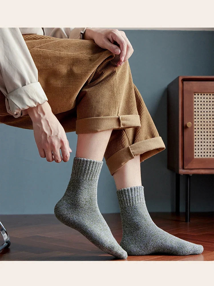 Thicken Wool Socks Men High Quality Towel Keep Warm Winter Socks Cotton Christmas Gift Socks for Man Thermal Against Cold Sock