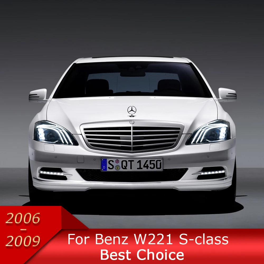 Car Lights for W221 2006-2013 S Class LED Auto Headlight Assembly Upgrade W222 Maybach Style Design Signal Lamp Accessories