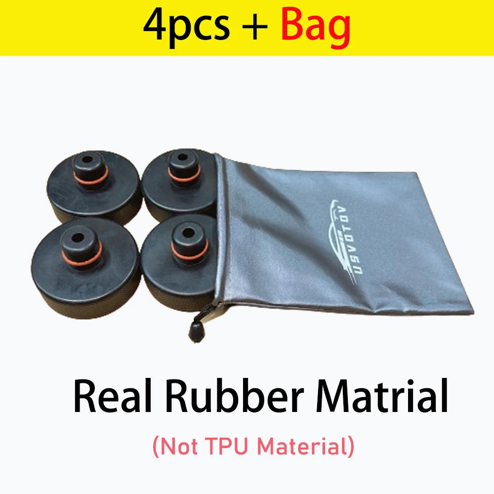 4pcs Lifting Jack Pads for Tesla Model 3 Y S X Highland 2024 2023 2022 Accessories Rubber Pucks Chassis Lift Stands Adapter Case