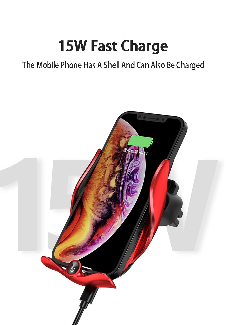 Car Phone Holder For Trumpchi GS8 14.6 Inch Screen Car Wireless Charging Mobile Phone Holder Base Car Styling Accessories