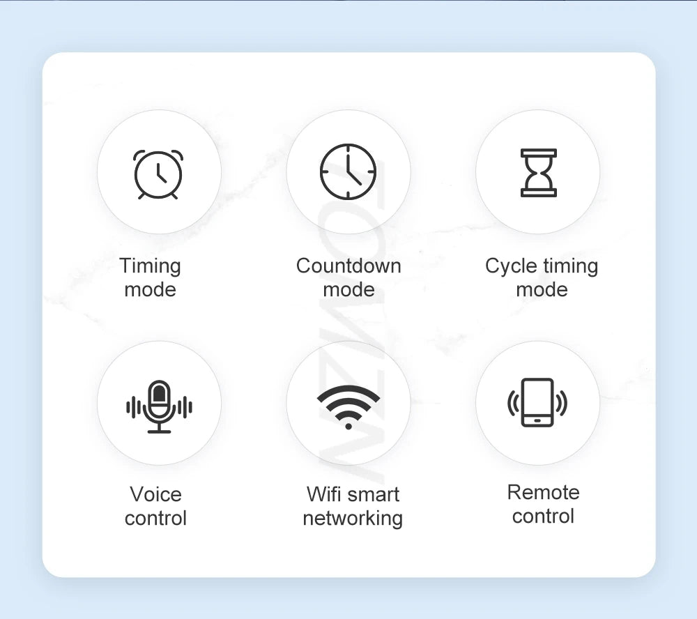 TUYA Smartlife 63A DC 8-90V WIFI Smart Switch Circuit Breaker Time Relay Status Switching Power Supply TOMZN
