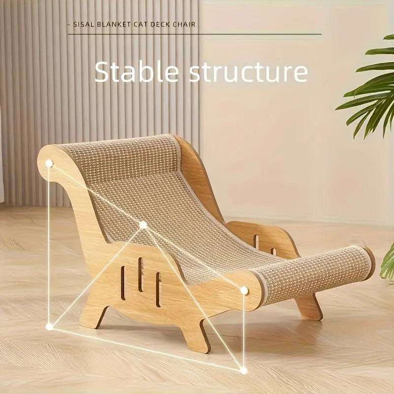 Durable Sisal Cat Scratching Board Dinosaur Shape Solid Wooden Sofa Pet Furniture Anti Scratch Toy for Kittens